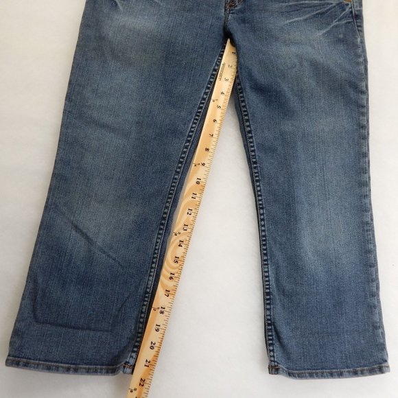 Silver Womens Cropped Straight Denim Jeans Size 31 - Picture 5 of 15